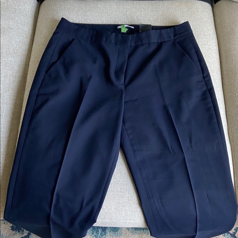 T Tahari Midnight Blue / Navy Pants - Sz 8